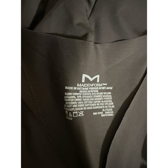Maidenform Women Open Bust Body Shaper Cool Comfort Shapewear Size XL Black NWT - Picture 9 of 12